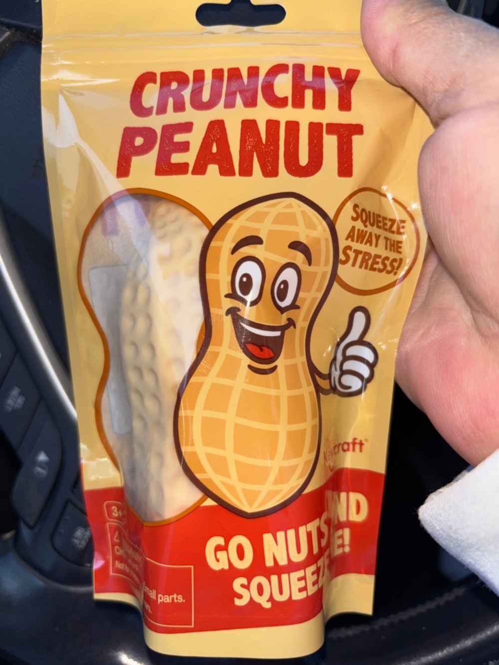 Crunchy Peanut Squeeze Toy